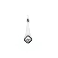 White gold pendant with diamond | 0.07 ct.