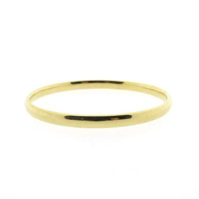 Image 1 of Gold smooth slave bracelet | Ø 65 mm