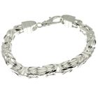 Image 6 of Silver wide king bracelet | 25 cm