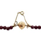 Image 12 of Antique garnet necklace/saucer with gold clasp