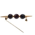 Image 4 of Antique gold brooch with garnet