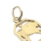 Image 5 of Gold zodiac sign pendant; Taurus