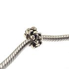 Image 2 of Pandora spacer; Gold; Golden Flowers