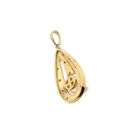 Afbeelding 3 van 9 Karaat hanger met barokparel en diamanten; 0,05 ct.