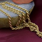 Image 2 of Gold twisted link chain