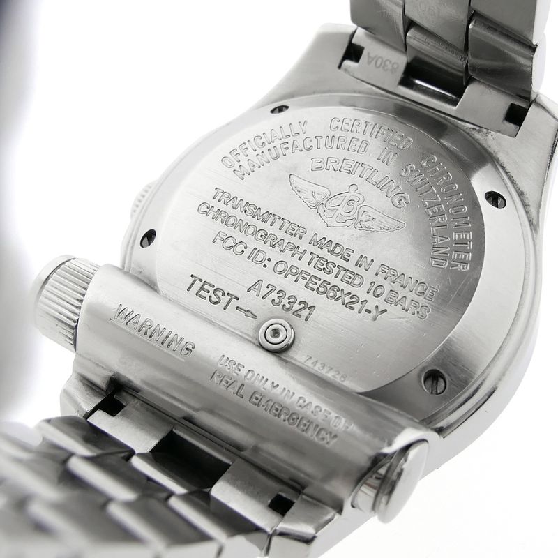 Image 10 of Breitling Emergency Mission A73321; Chronograph men's watch with emergency transmitter