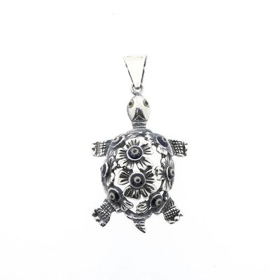 Silver pendant; Turtle Image 1 of Silver pendant; Turtle