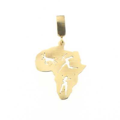 Image 1 of Gold pendant Africa