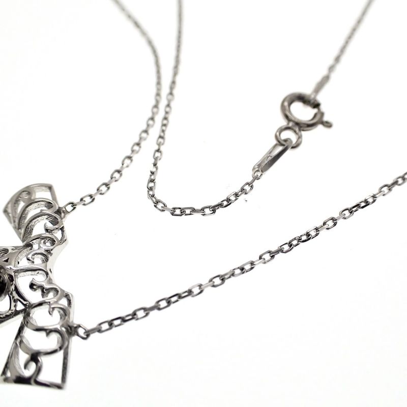 Image 4 of Silver necklace with zirconia