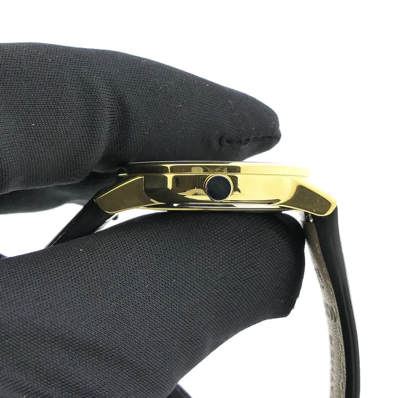 Image 6 of Movado Museum Classic; Gold-plated women's watch with green 'Mother of Pearl' dial; 0607633