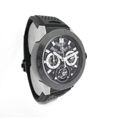 Image 2 of TAG Heuer Carrera Calibre 02 Tourbillon Chronograph CAR5A8Y.FC6377; Automatic men's watch