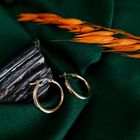 Image 2 of Gold subtle earrings | Ø 19.4 mm