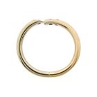 Image 5 of 18-karat two-tone gold solitaire ring with 0.025 ct. diamond