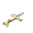 Image 7 of Bicolor gold cross with corpus