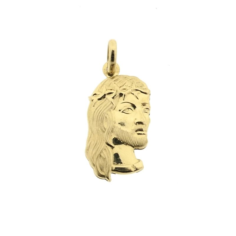 Image 1 of Gold pendant with the face of Jesus