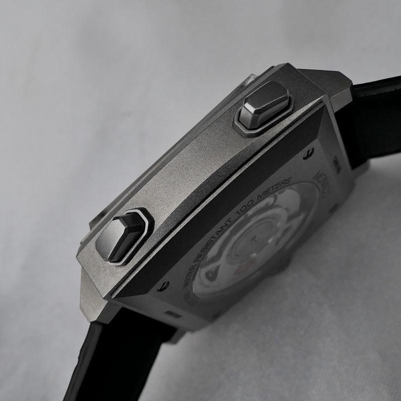 Image 20 of TAG Heuer Monaco Titan Special Edition (500 pieces); Chronograph men's watch