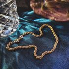 Image 2 of Gold twisted link bracelet | 22.5 cm