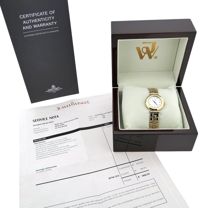 Image 3 of Christiaan van der Klaauw 'Atelier Collection'; 18k rose gold women's watch