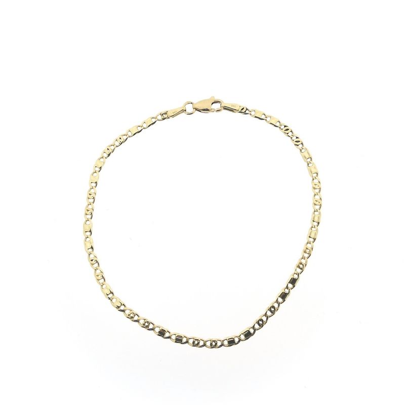 Image 3 of Gold navy link bracelet