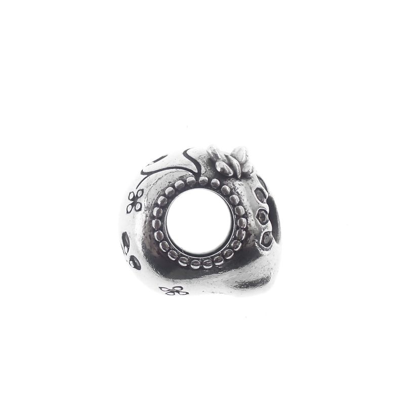 Image 6 of Pandora charm; Silver; Dia de los Muertos