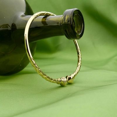 Image 2 of 14 Karat Gold Cuff Bracelet; Ø 61 mm