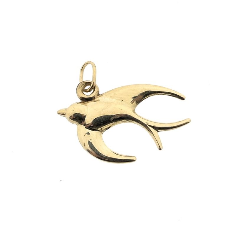 Image 5 of Gold pendant of a bird