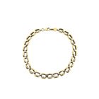 Image 4 of Two-tone gold Bismarck link bracelet | 19.5 cm