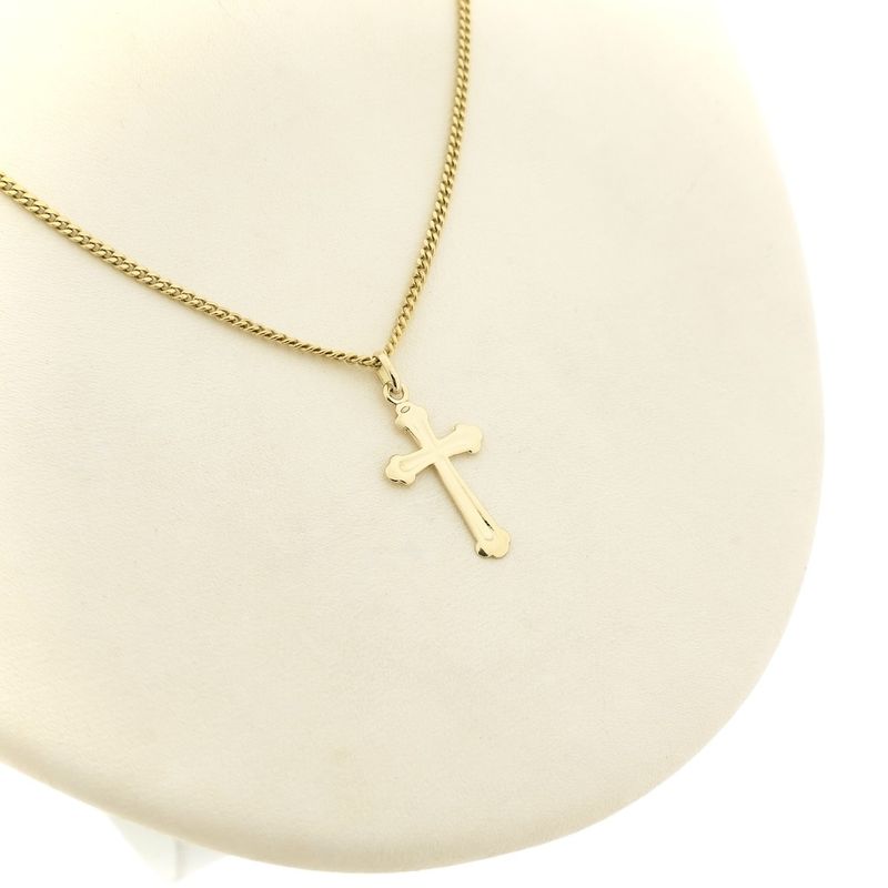 Image 10 of Gold pendant of a cross