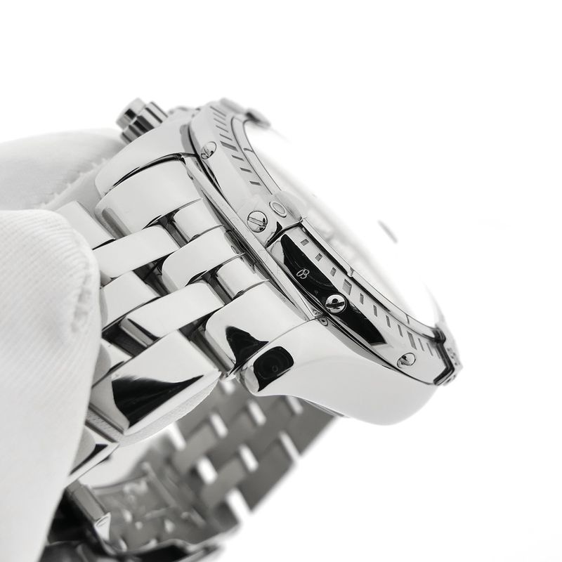 Image 17 of Breitling Chronomat Evolution 'White' A13356; Chronograph men's watch