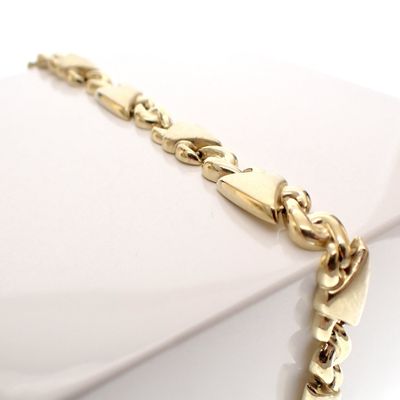 Gold fantasy link bracelet Image 2 of Gold fantasy link bracelet