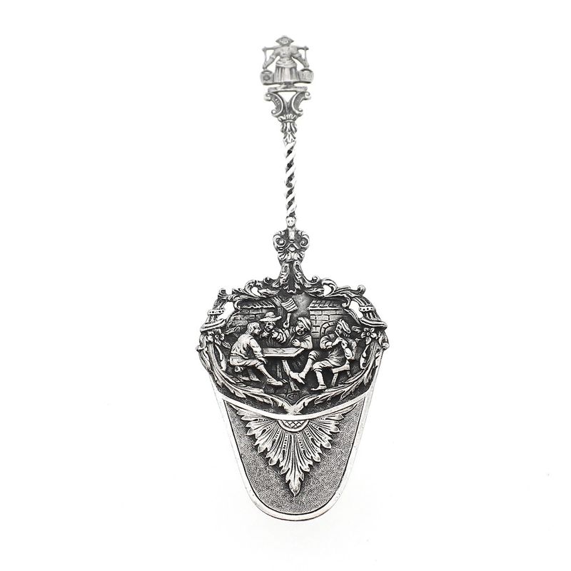 Image 1 of Silver cake server; Old Dutch | Vintage