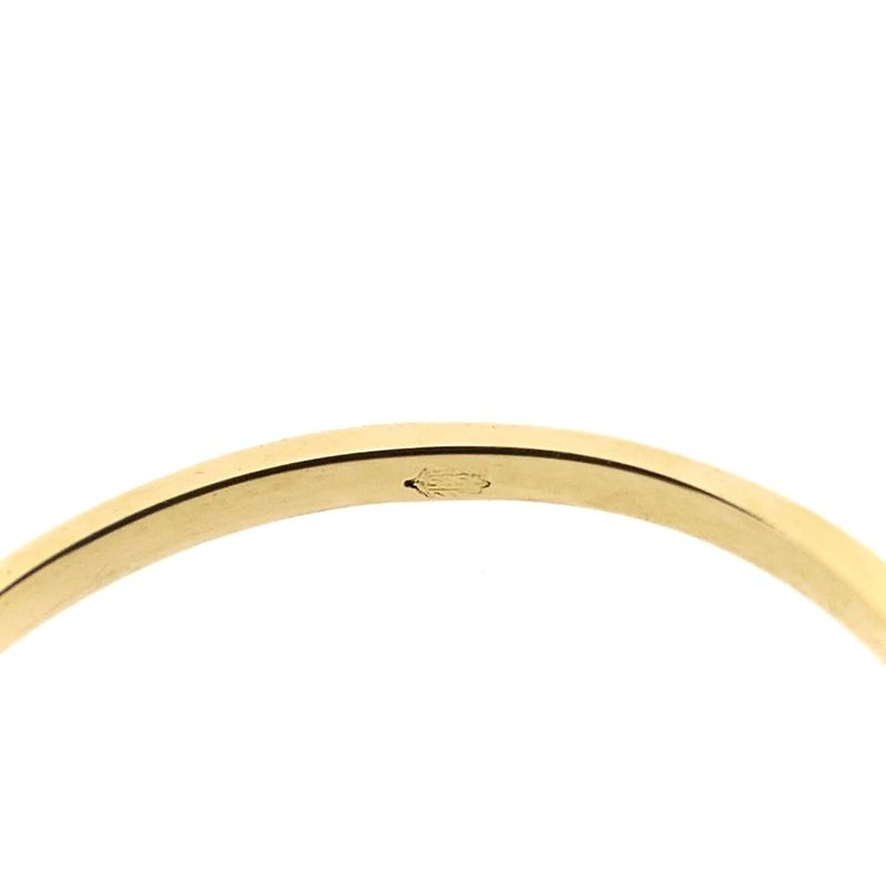 Image 6 of Gold ring with diamond; 0.03 ct.