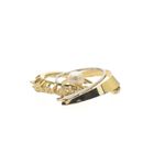 Image 4 of Two-tone gold brooch with pearl