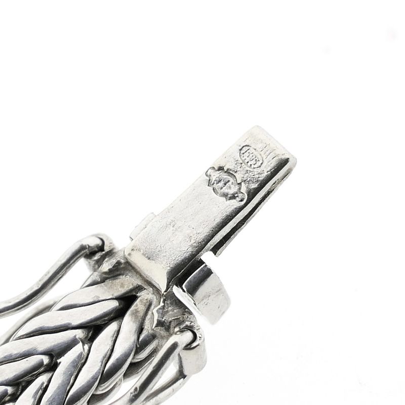 Image 9 of White gold bracelet with diamonds; 1.05 ct.