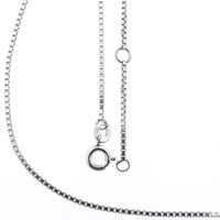 White gold Venetian link chain