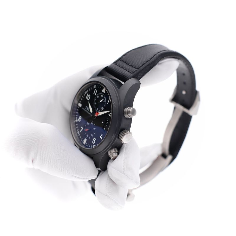 Image 9 of IWC Pilot's Watch 'Top-Gun' Chronograph IW388001; Automatic Men's Watch