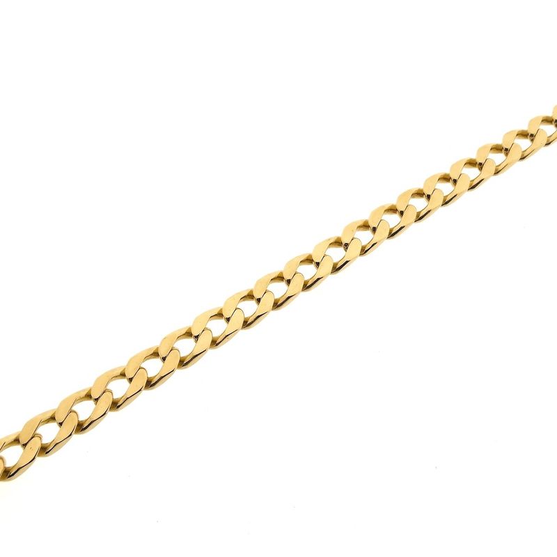 Image 8 of Solid gold gourmet link bracelet | 23.5 cm