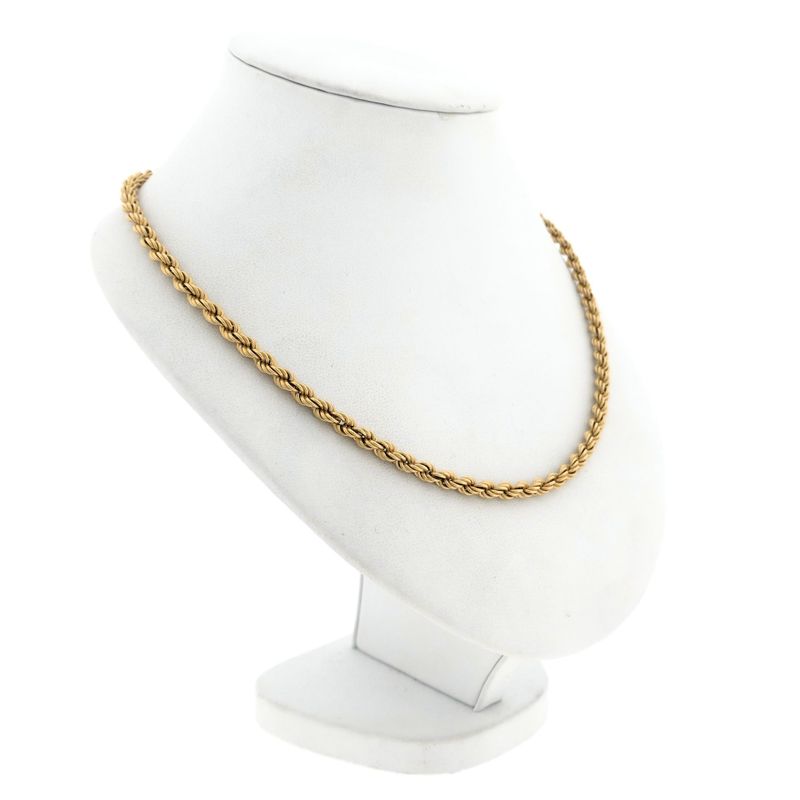 Image 4 of Golden Twisted Link Chain