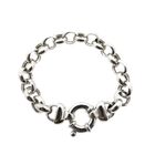 Image 1 of Silver jasseron link bracelet