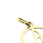 Image 4 of Two-tone gold pendant with letter A