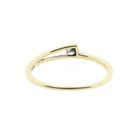 Image 5 of Gold solitaire ring with zirconia; Assos