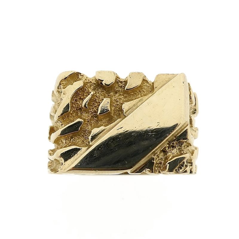 Image 4 of Gold nugget ring