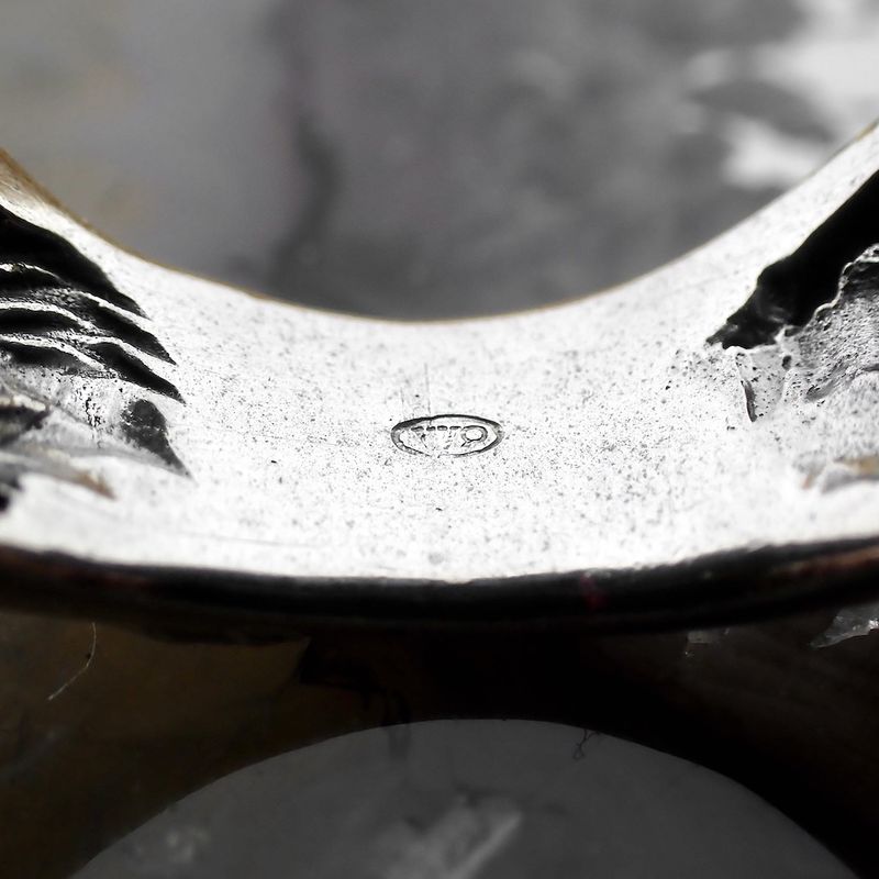 Image 9 of Robust silver ring with elephant