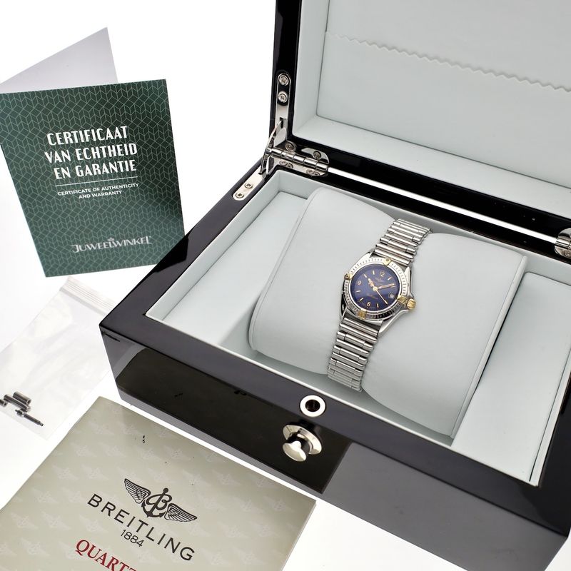 Image 4 of Breitling Callistino B52045; 18k gold/steel women's watch