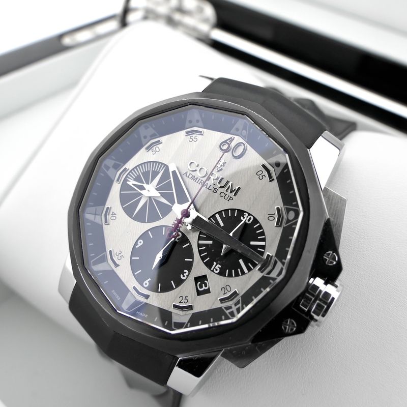 Image 10 of Corum Admiral's Cup Challenger Chronograph 753.671.98; Limited Edition men's watch