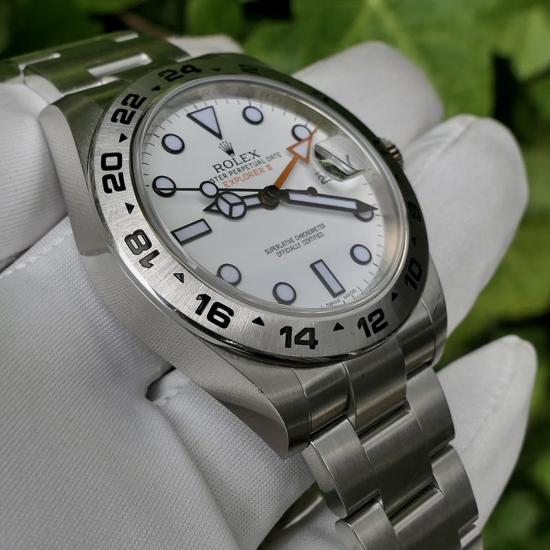 Image 14 of Rolex Explorer II 42mm 'Polar' 216570; Automatic men's watch