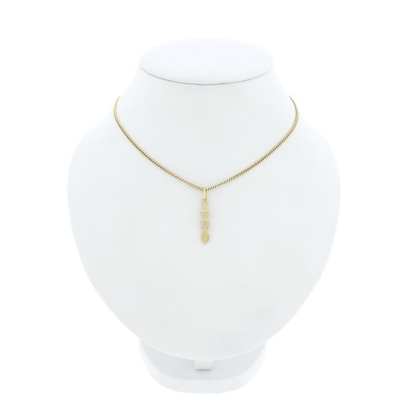 Image 7 of Golden abstract pendant