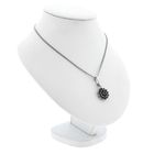 Image 7 of White gold pendant with sapphire