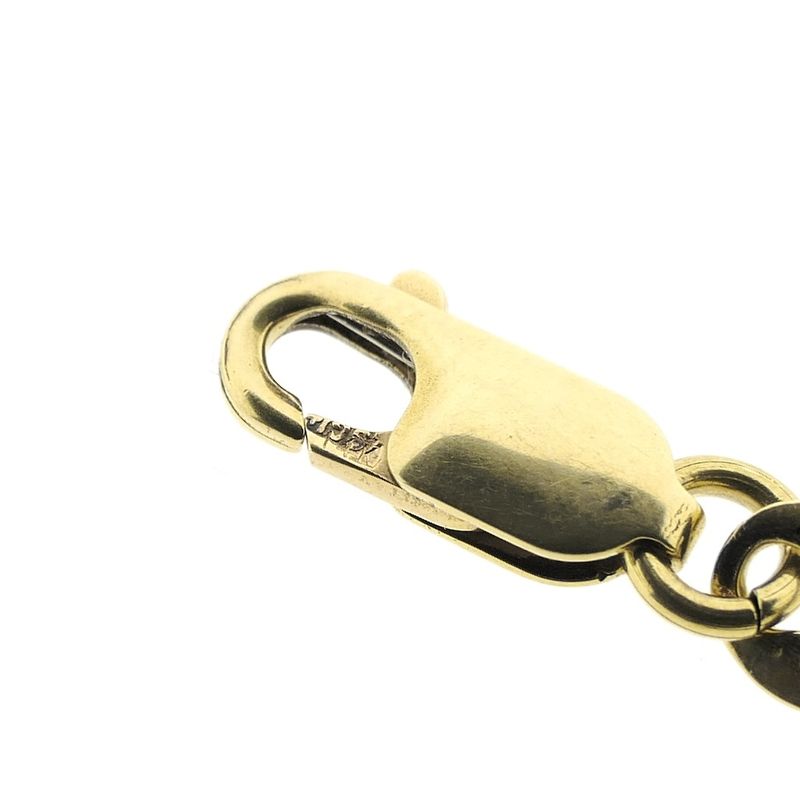 Image 9 of Gold Figaro link chain | 51 cm