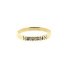 Image 3 of Gold ring with zirconia